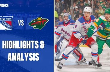 Wild Shootout Win Over Rangers Snaps 6 Game Win Streak | New York Rangers