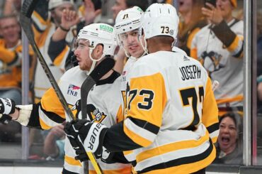 Scoring Spree: Penguins Surge Past Sharks with Back-to-Back Goals