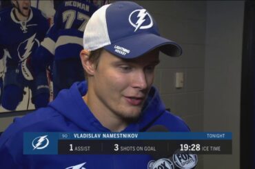 Vladislav Namestnikov -- Tampa Bay Lightning vs. St. Louis Blues 10/14/2017