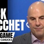 Rick Tocchet Reacts to Vancouver Canucks Win vs. Dallas, Thatcher Demko Shutout & Stars Impressions