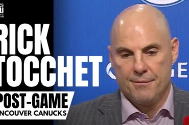 Rick Tocchet Reacts to Vancouver Canucks Win vs. Dallas, Thatcher Demko Shutout & Stars Impressions