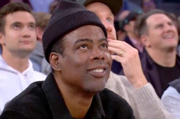 Chris Rock Wasn't Feeling the Knicks Robot Cam 😂