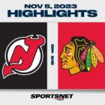 NHL Game Highlights | Devils vs. Blackhawks - November 5, 2023