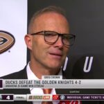 Coach Greg Cronin talks Anaheim Ducks victory over undefeated Vegas Golden Knights