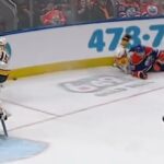 Jeremy Lauzon takes down Leon Draisaitl - Have your say!