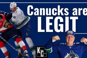 The Canucks are LEGIT!!! NHL you are on notice.