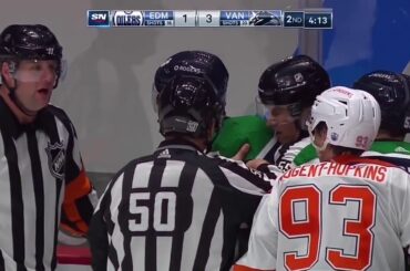 Canucks' Roussel Fined $5K for Roughing Oilers' Puljujarvi