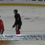 Colton Dach, Marcel Marcel trending towards pro debuts this weekend