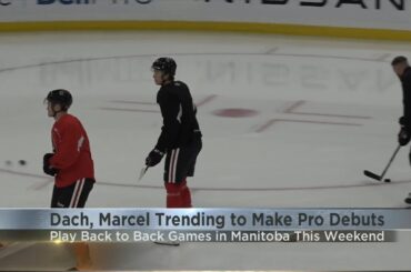 Colton Dach, Marcel Marcel trending towards pro debuts this weekend