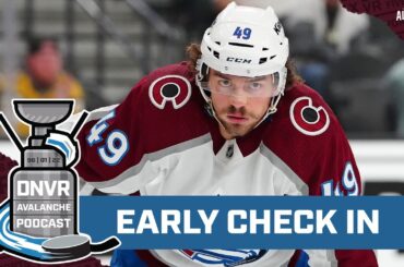 Where do the Colorado Avalanche stand at the first checkpoint of the NHL season