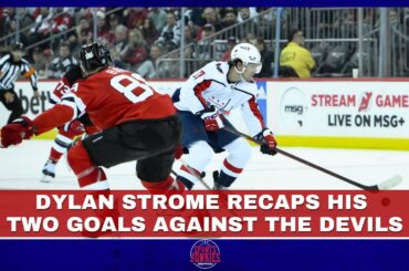 Capitals C Dylan Strome Recaps Two Goal Night Against the Devils | Sports Junkies