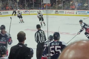 11/3/23 Hartford Wolf Pack's Jake Leschyshyn scores a 3rd Period Power Play Goal vs. Lehigh Valley.