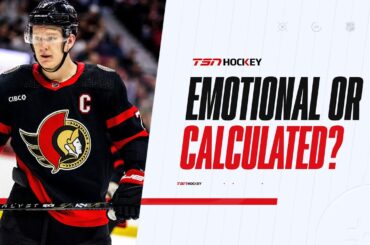 Was Tkachuk's reaction to the fans emotional or calculated?