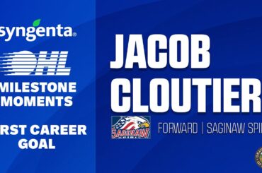 OHL Milestone Moments | Jacob Cloutier | First Career Goal