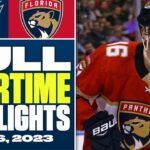 Columbus Blue Jackets at Florida Panthers | FULL Overtime Highlights