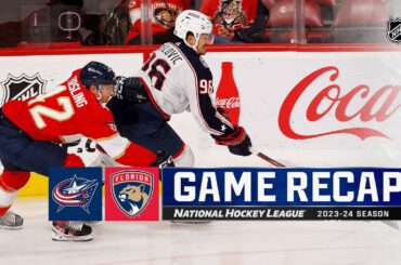 Blue Jackets @ Panthers 11/6 | NHL Highlights 2023