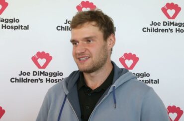 10/17/23: Aleksander Barkov's visit to Joe DiMaggio Children's Hospital