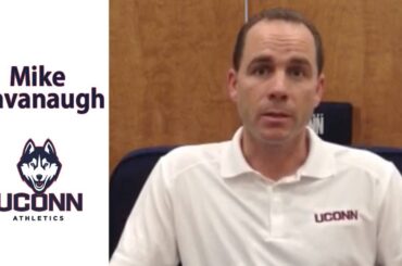 UConn men's ice hockey coach Mike Cavanuagh on his new job