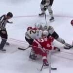 Charlie Coyle kidney shot on Dylan Larkin - Have your say!