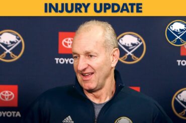 Injury Updates: Jack Eichel, Johan Larsson, Evan Rodrigues | Head Coach Ralph Krueger