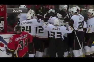 Cam Fowler Overtime Goal Against Calgary Flames [2/11/2011]