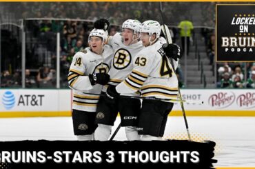 Bruins-Stars 3 Thoughts: 1st goals, poor numbers, Swayman for Vezina?
