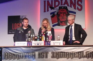 Pressekonferenz EC Hannover Indians - EC Peiting (PO3)
