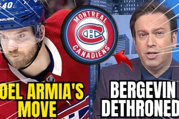 THE UNVEILING JOEL ARMIA'S ROLE IN BERGEVIN'S DEPARTURE | MONTREAL CANADIENS NEWS TODAY