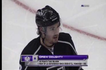 Drew Doughty talks smack to the Vancouver bench