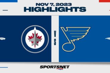 NHL Highlights | Jets vs. Blues - November 7, 2023