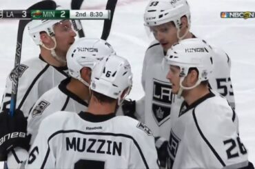 Jake Muzzin Scores on Devan Dubnyk | Kings Lead Wild 3-2