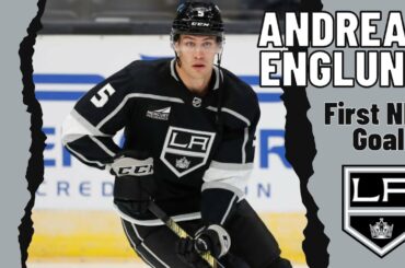 Andreas Englund #5 (Los Angeles Kings) first NHL goal Oct 31, 2023