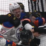 Connor McDavid Roughing Penalty And Leon Draisaitl Misconduct Penalty