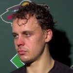 Joel Eriksson Ek after scoring in win over Islanders