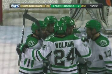 UND hockey - Highlights vs Western Michigan - 12/9/16
