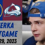JJ Peterka Postgame Interview vs Colorado Avalanche (10/29/2023)