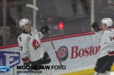 Warriors Goal 2 by #17 Alec Zawatsky Moose Jaw Ford - Your peopl