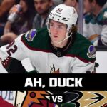 Logan Cooley scores first NHL goal but Arizona Coyotes lose in OT to Troy Terry and Anaheim Ducks