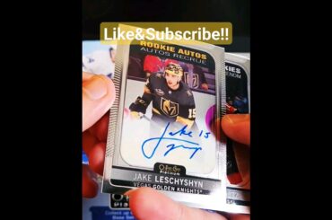 Jake Leschyshyn Rookie Auto #sportscards #nhl