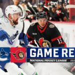 Canucks @ Senators 11/9 | NHL Highlights 2023