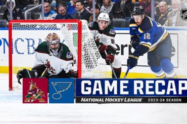 Coyotes @ Blues 11/9 | NHL Highlights 2023