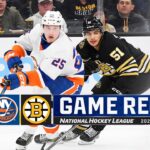 Islanders @ Bruins 11/9 | NHL Highlights 2023