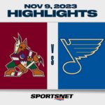 NHL Highlights | Coyotes vs. Blues - November 9, 2023