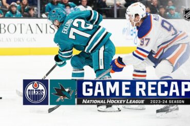 Oilers @ Sharks 11/9 | NHL Highlights 2023