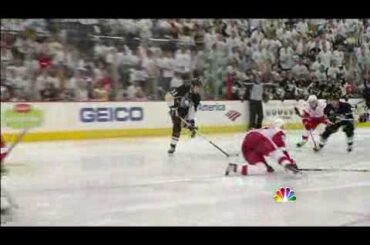 Jordan Staal Goal vs Detroit (SCF Game #6 - 6/9/09)