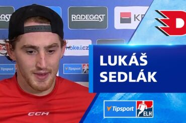 Sedlák: Udělali jsme si to těžké, ale třetí třetina byla sehraná výborně