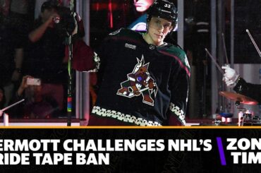 Travis Dermott deserves credit for defying the NHL's Pride Tape ban