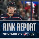 Columbus Blue Jackets and Dallas Stars meet again in Nationwide Arena 💥  | Rink Report (11/9/23)