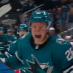Sharks' Zetterlund Punches Easy One-Timer Past Skinner To Take The Lead vs. Oilers