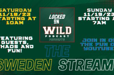 MAJOR LOCKED ON WILD SWEDEN GAMES ANNOUNCEMENT!!! #minnesotawild #nhl #mnwild